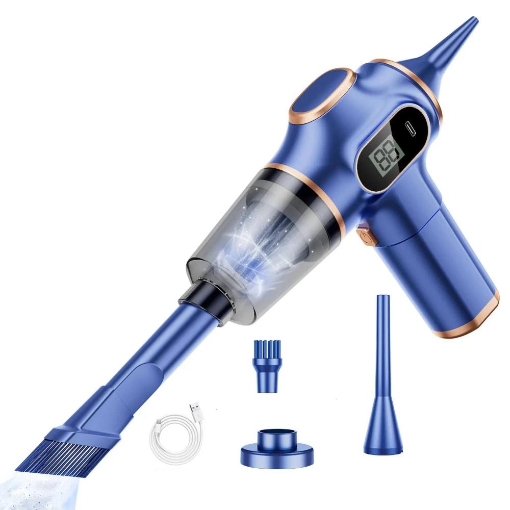 5-in-1 Cordless Car Vacuum – Ultimate Portable Cleaning Tool