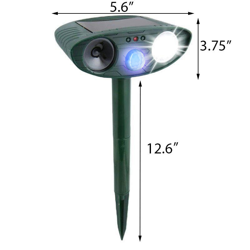 Ultrasonic Deer Repeller - Solar Powered