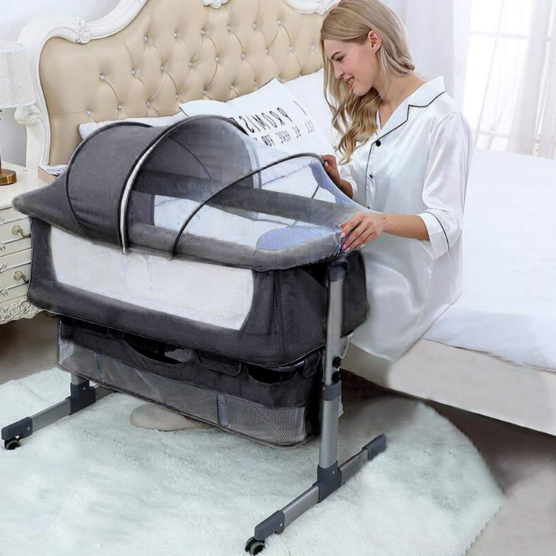 Baby Bedside Bassinet Sleeper Crib