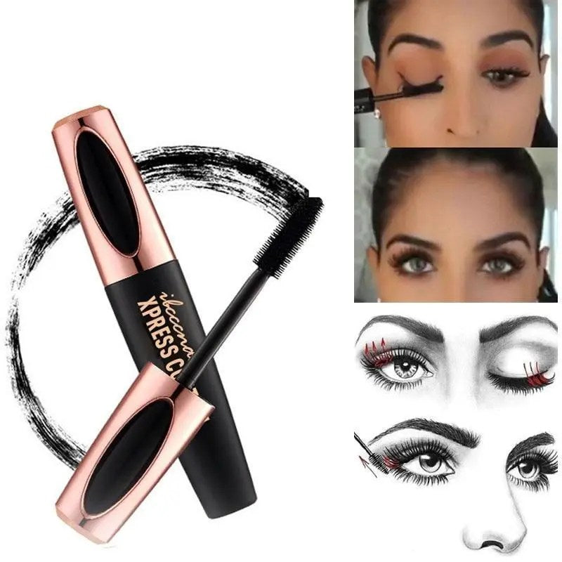 4D Silk Fiber Lash Lengthening Waterproof Mascara