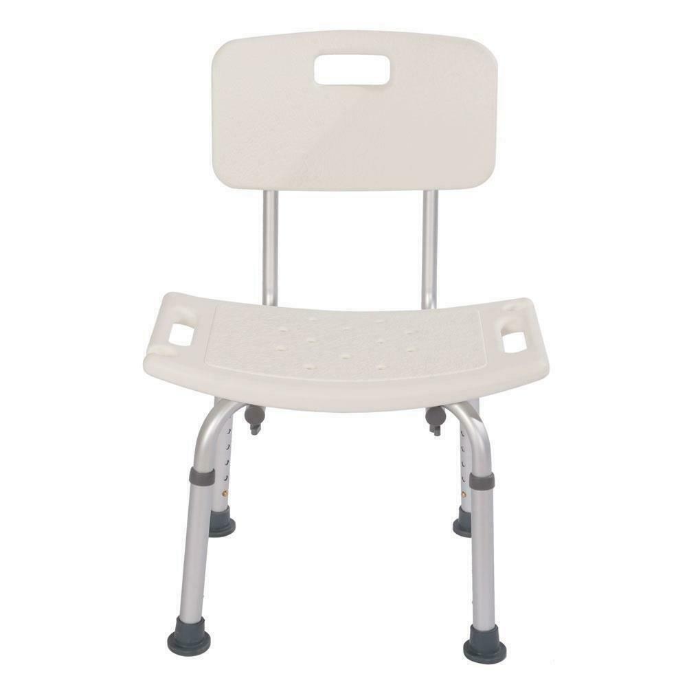 Bathroom Shower Chair w/Backrest Seat