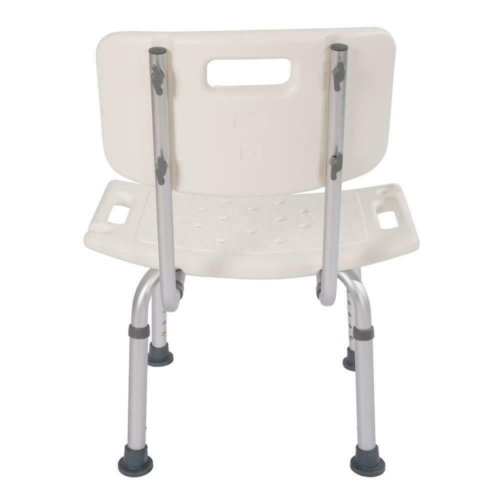 Bathroom Shower Chair w/Backrest Seat