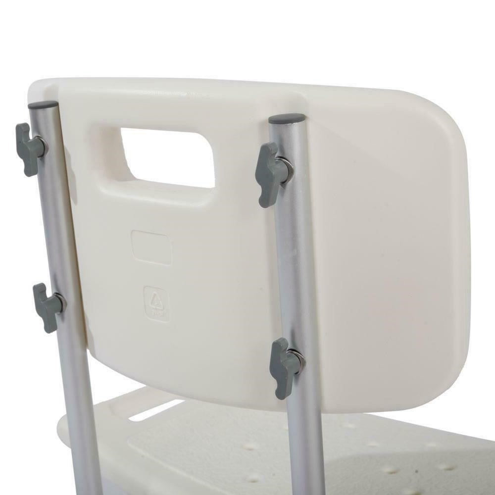 Bathroom Shower Chair w/Backrest Seat