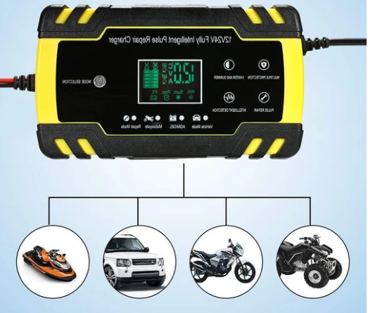 12V Portable Car Battery Charger