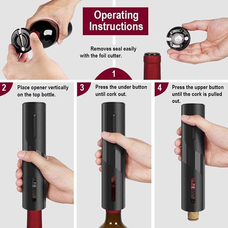 Rechargeable Electric Wine Opener | Open Any Bottle In Seconds