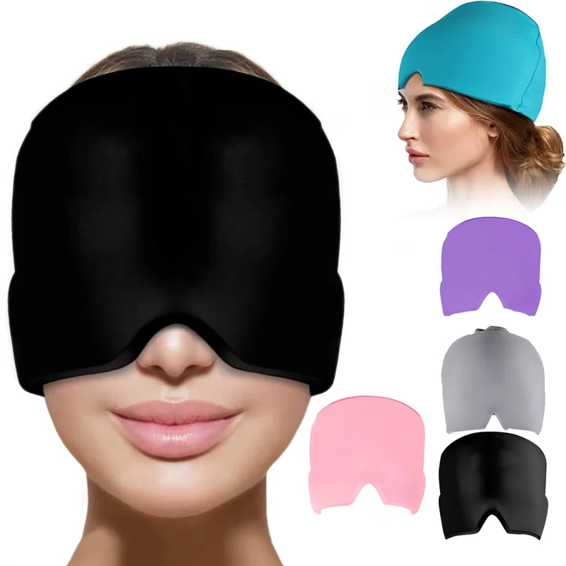 Cold Compress Eye Mask & Migraine Relief Hat