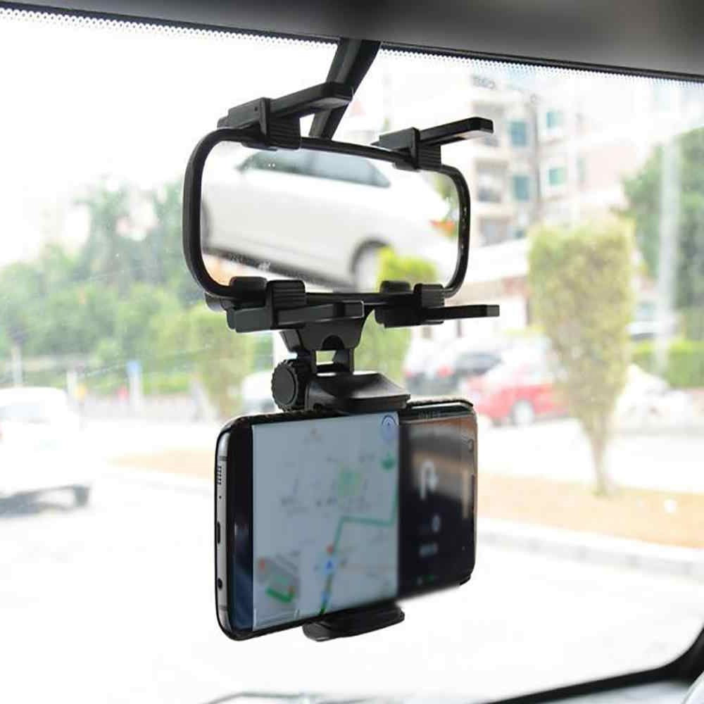 Rear View Mirror Cell Phone Holder Mount