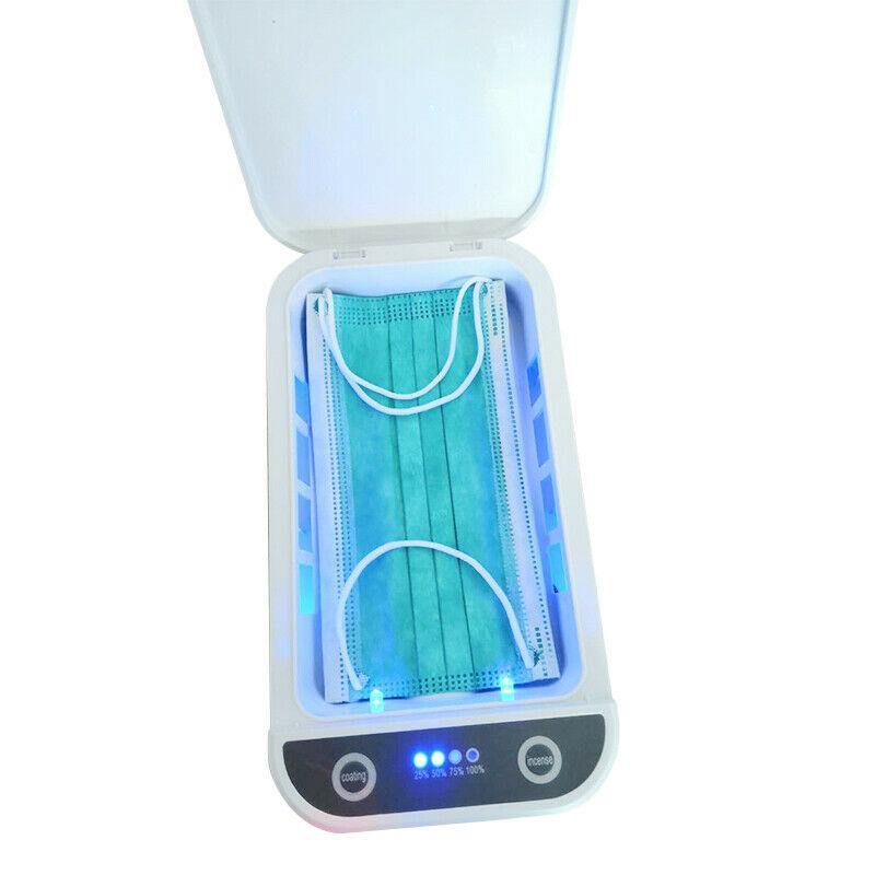 Ultraviolet Cell Phone Sterilizer Sanitizer Box Case Cleaner UVC