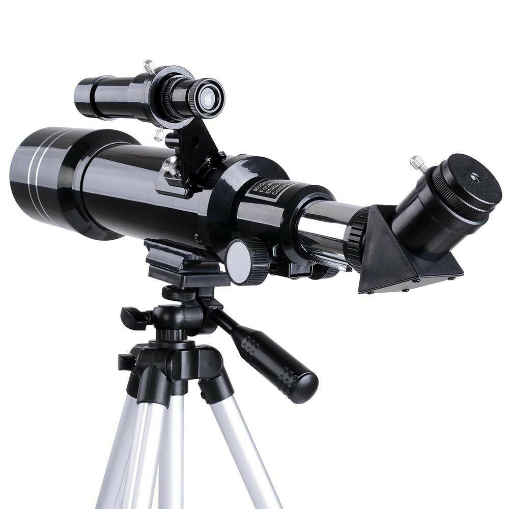 Astronomical Refractor Telescope 400/70mm 66x Magnification Refractive Eyepieces Tripod Beginners