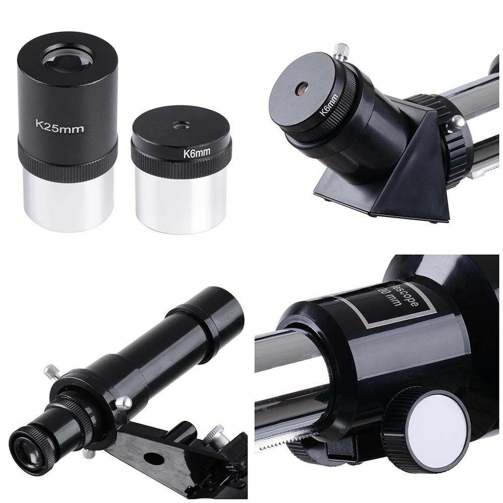 Astronomical Refractor Telescope 400/70mm 66x Magnification Refractive Eyepieces Tripod Beginners