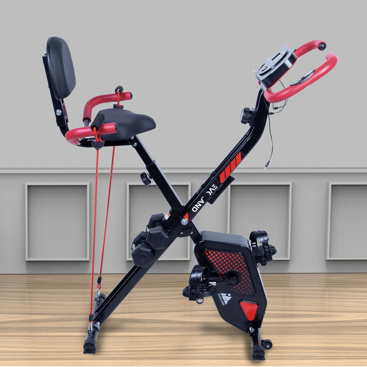 Space Saving Upper / Lower Body Motion Recumbent Exercise Bike