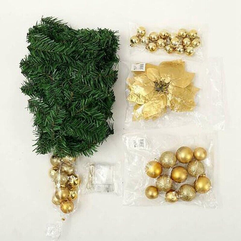 Premium Pre-Lit Indoor / Outdoor Stairs Christmas Garland Decoration 9 FT