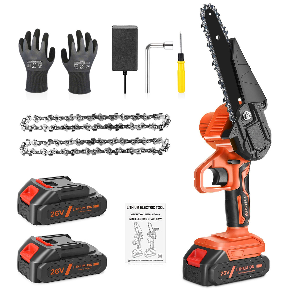 Battery Powered Cordless Electric Mini Tree Branch Chainsaw