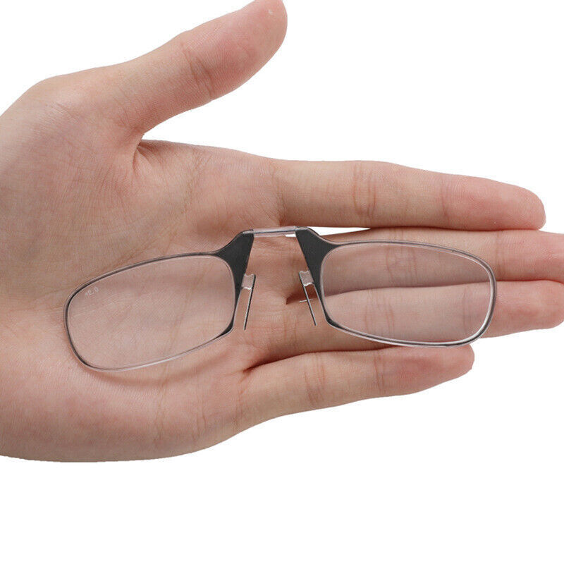 Comfortable Lightweight Anti-Slip Nose Bridge Templeless Clip Glasses