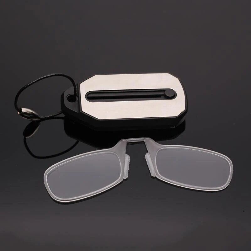 Comfortable Lightweight Anti-Slip Nose Bridge Templeless Clip Glasses