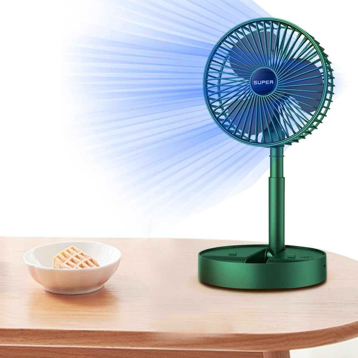 Collapsible USB Powered Indoor / Outdoor Mini Floor Desk Stand Fan