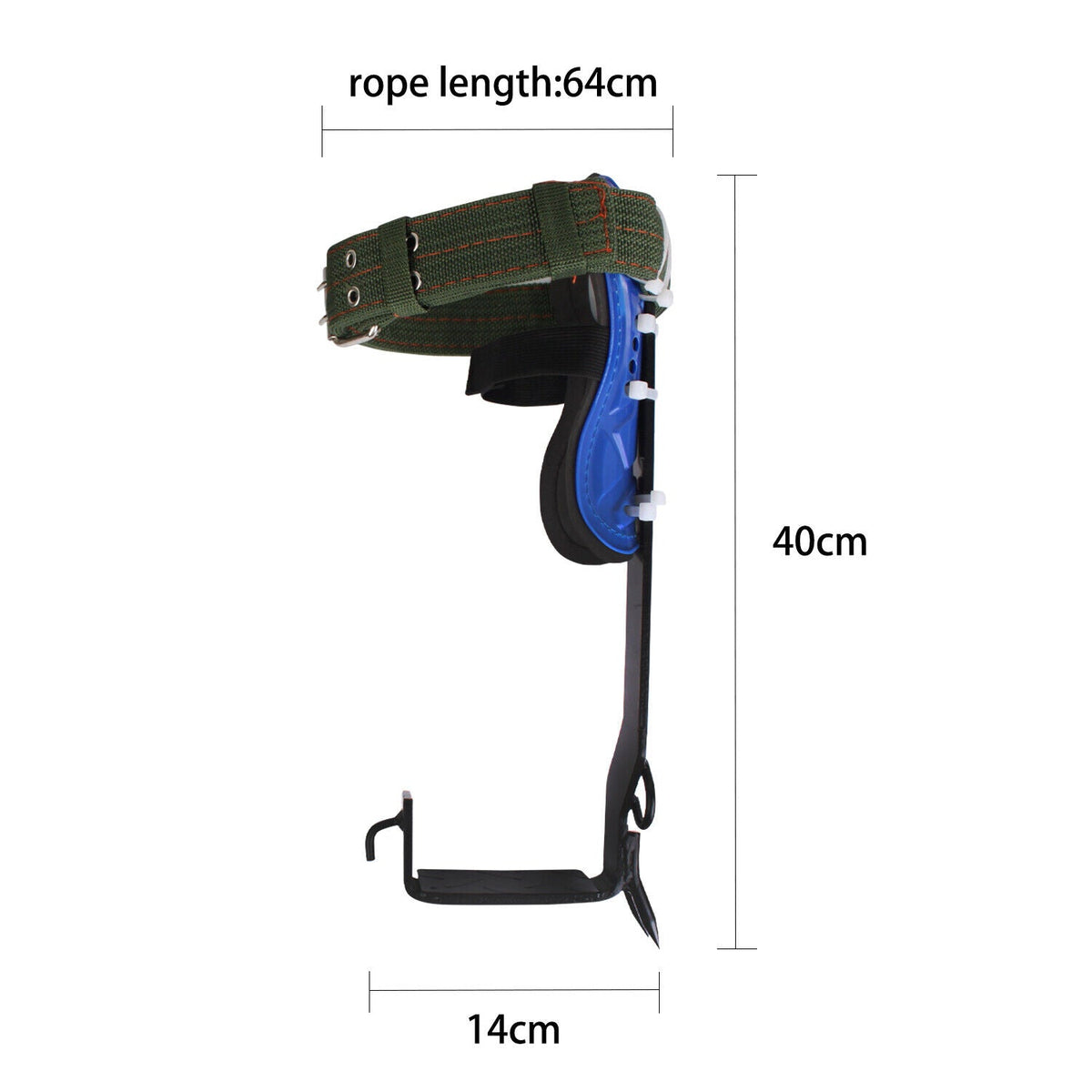 Sturdy Tree Climbing Shoe Spikes With Harness And Gear