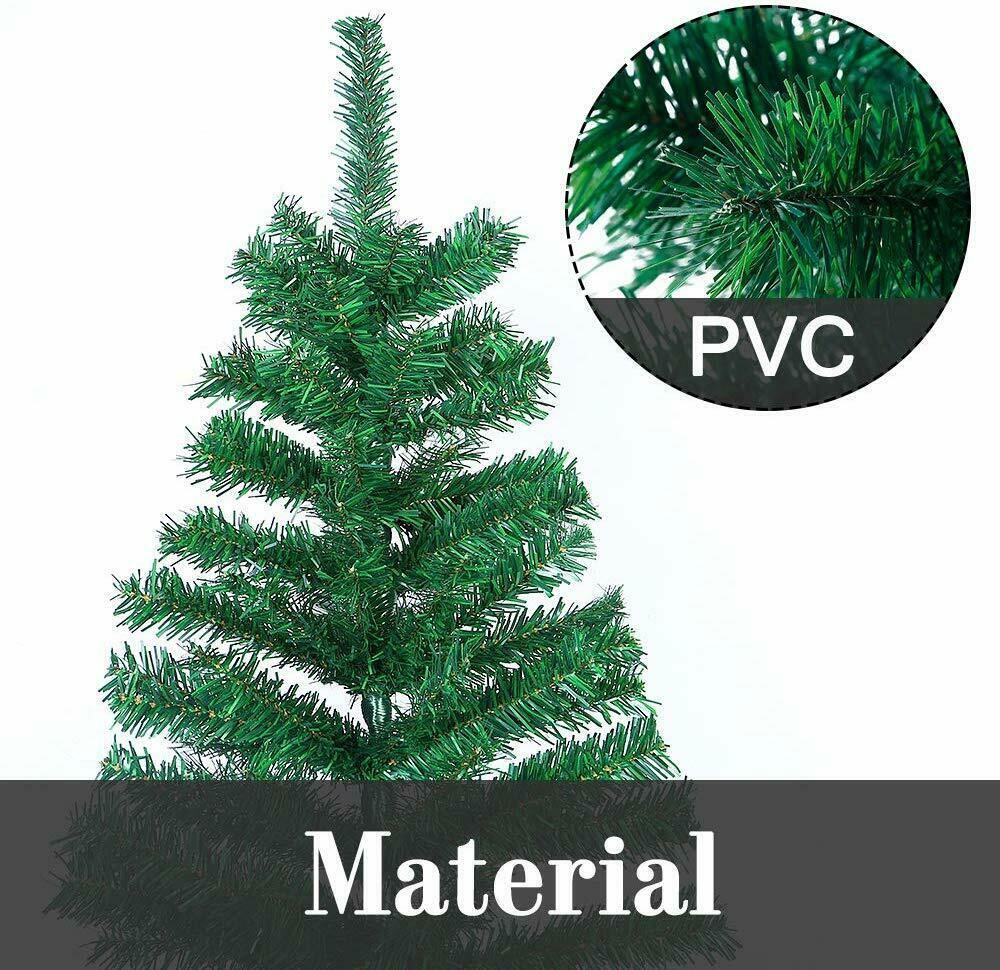 6ft Waterproof Green 700 Pines Artificial Christmas Xmas Tree With 300 LED Warm White Lights