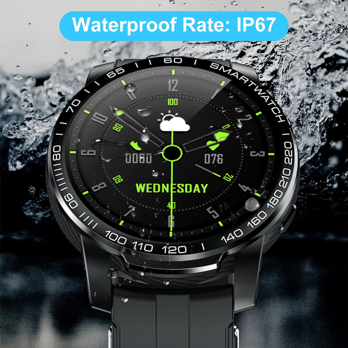 Waterproof Smart Watch For iPhone Android Samsung