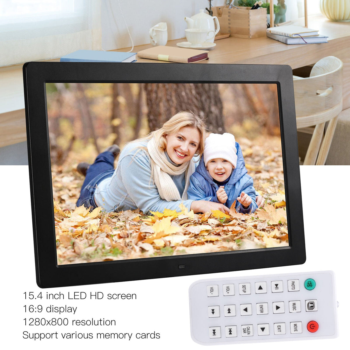 17" Digital Picture Frame Movie Player