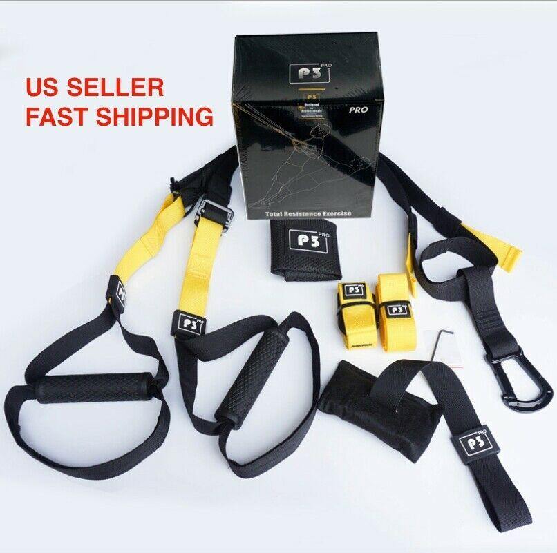 PRO 3 Training Straps for Home Gym Fitness