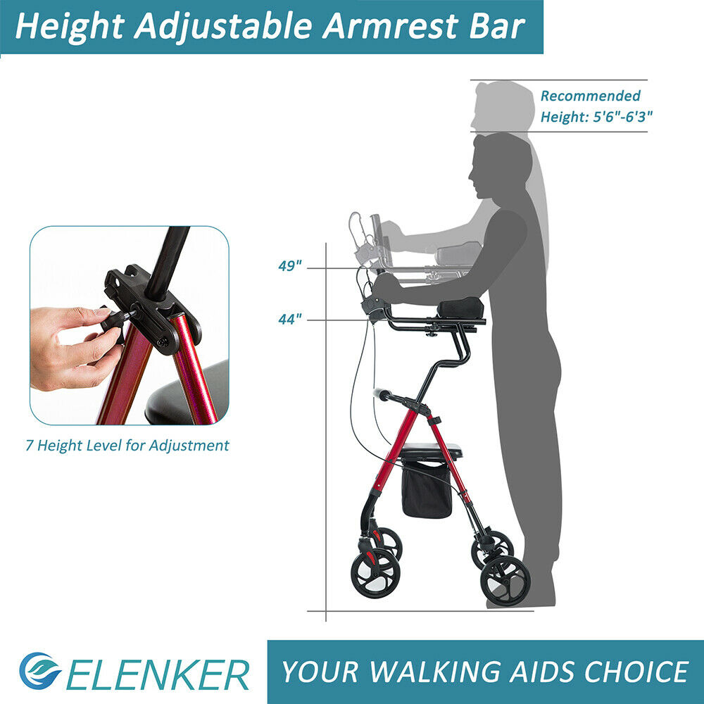 Upgraded Standing Senior Upright Walker