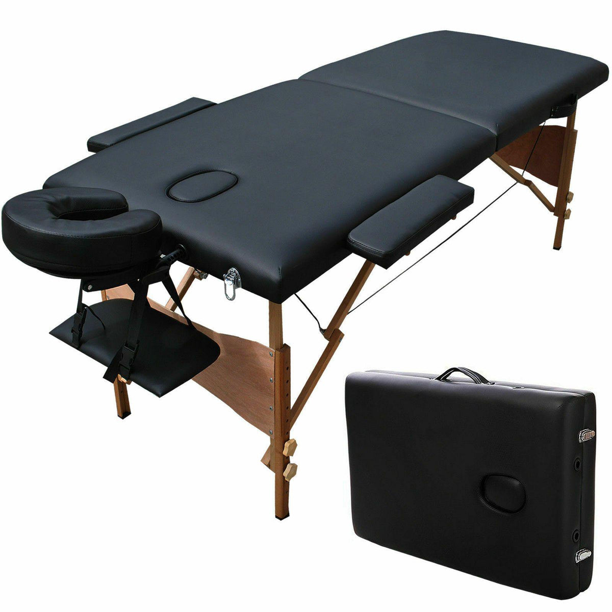 84" Portable Massage Table With Free Carry Case