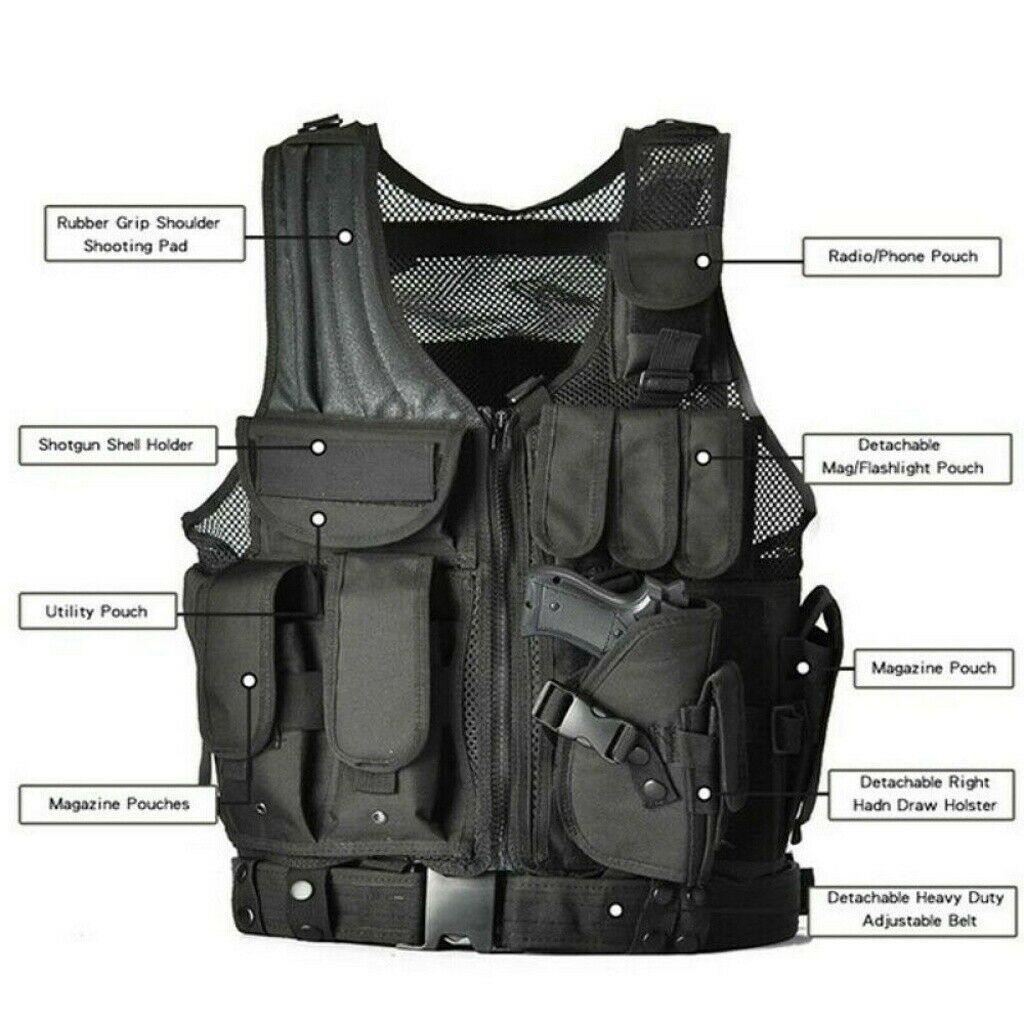 Tactical Vest Combat Assault Gear US