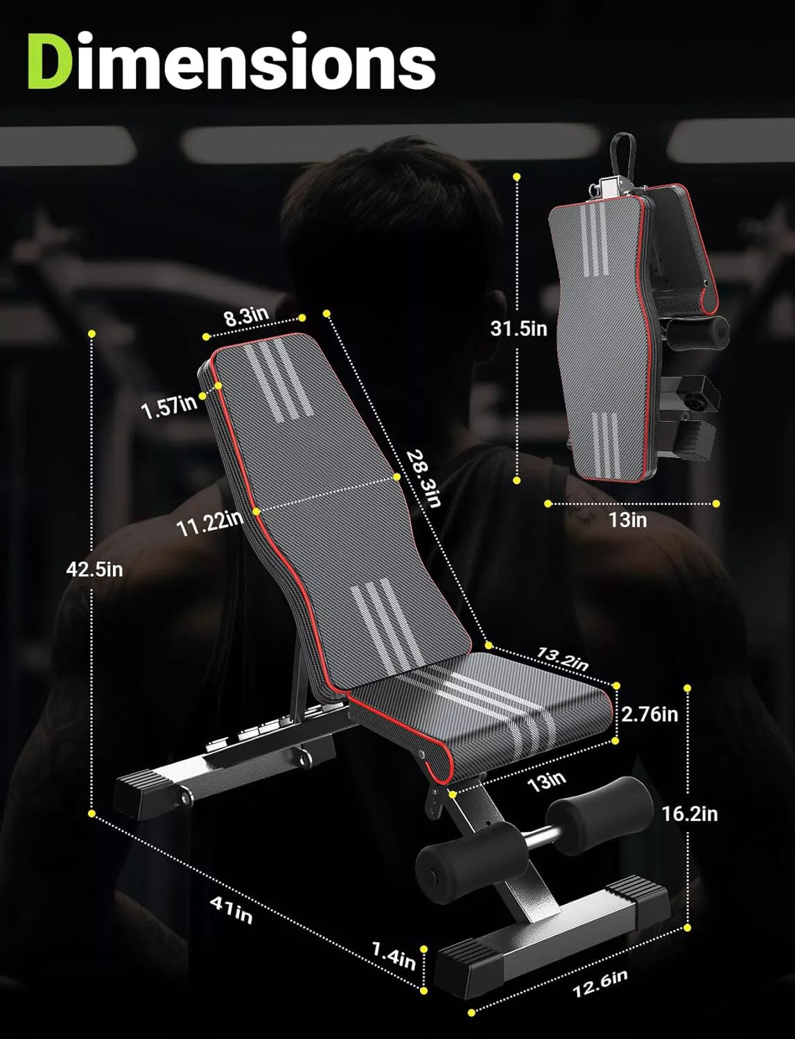 Adjustable Weight Bench Incline Decline