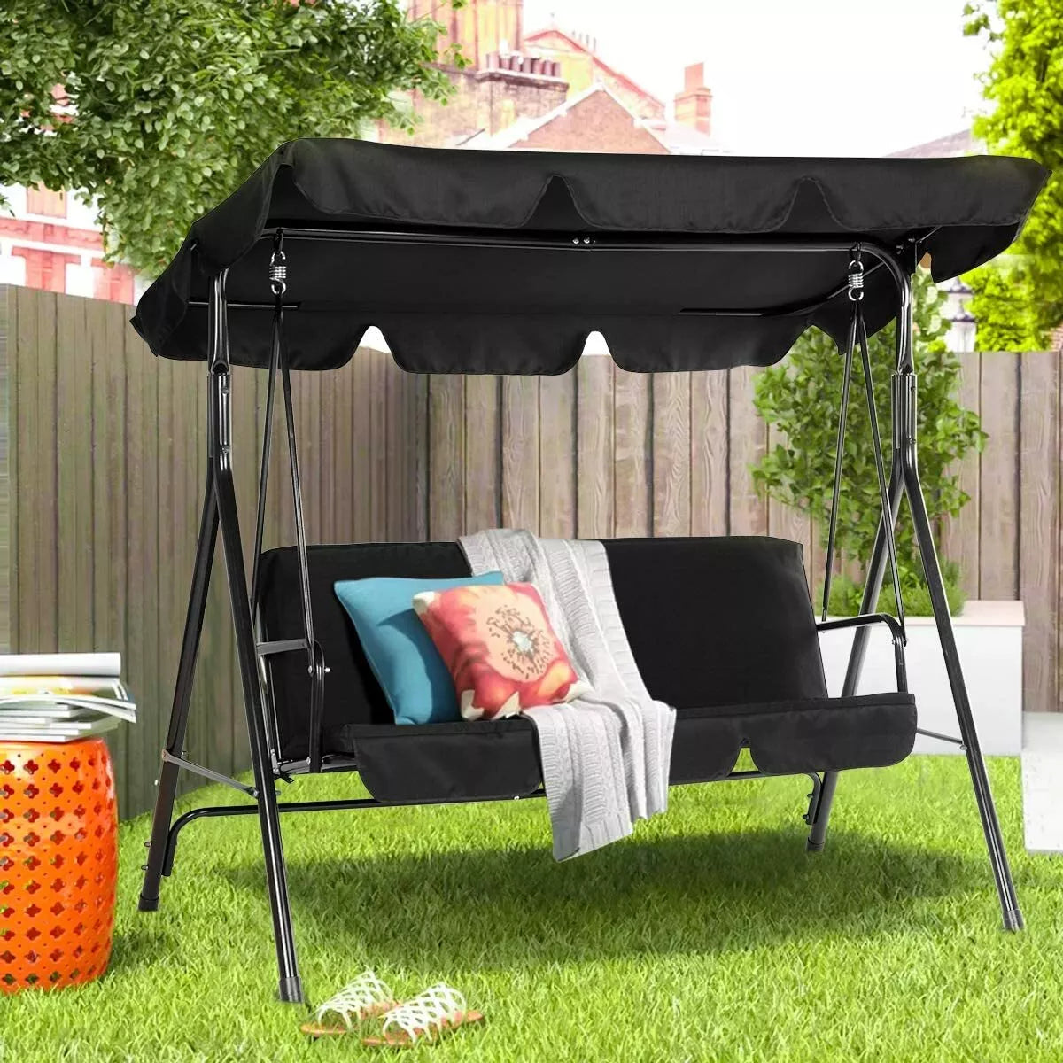 3-Seat Patio Swing Canopy