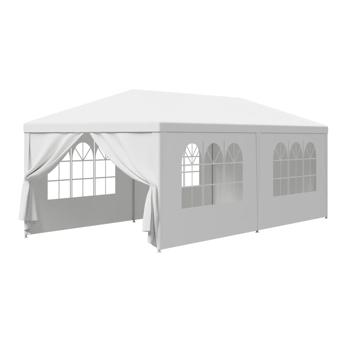 10 x 20' Outdoor Gazebo Party Tent With 6 Side Walls