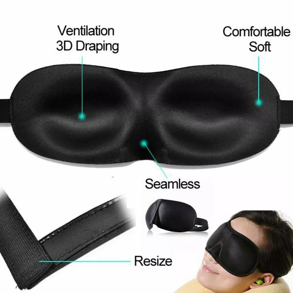 3D Silk Sleep Eye Mask