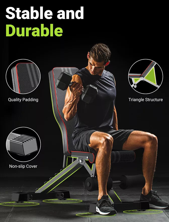 Adjustable Weight Bench Incline Decline