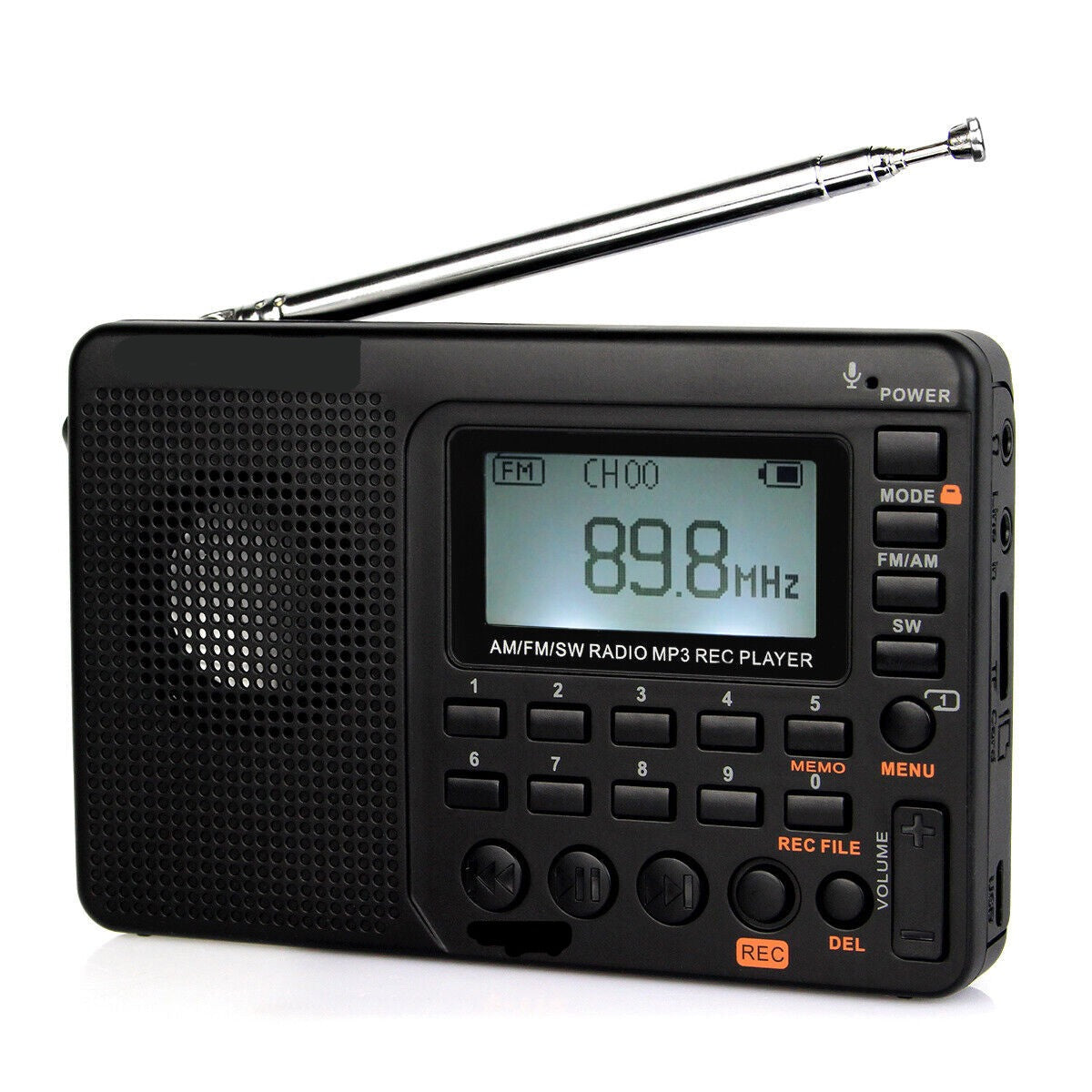 Digital Speaker Portable FM/AM SW Radio