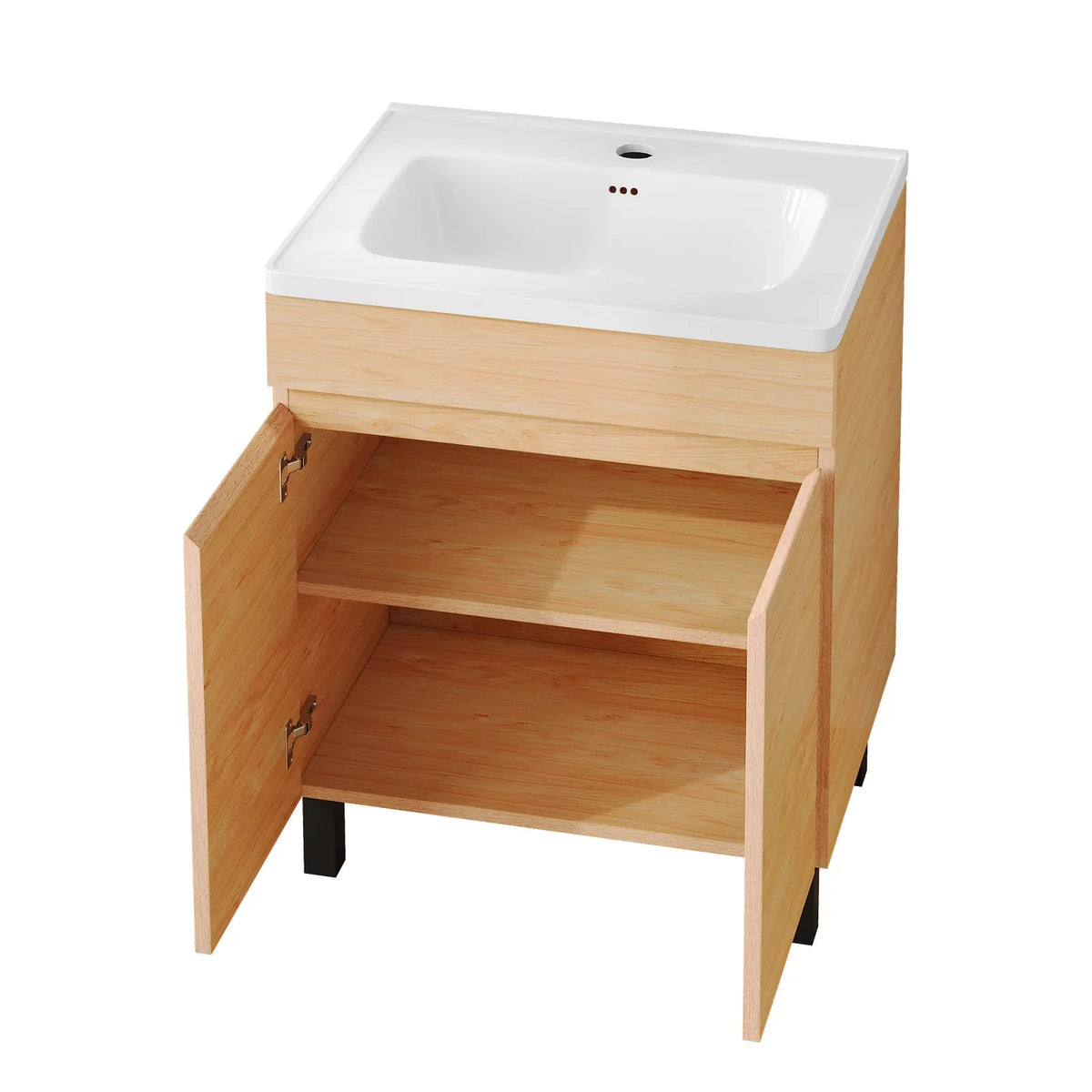 All-in-One Bathroom Vanity Cabinet with Sink