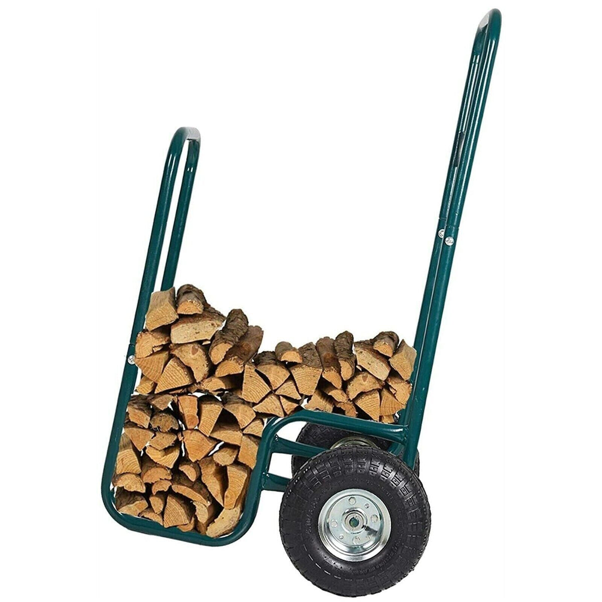 Rolling Wheeled Firewood Log Carrier Hand Cart Dolly