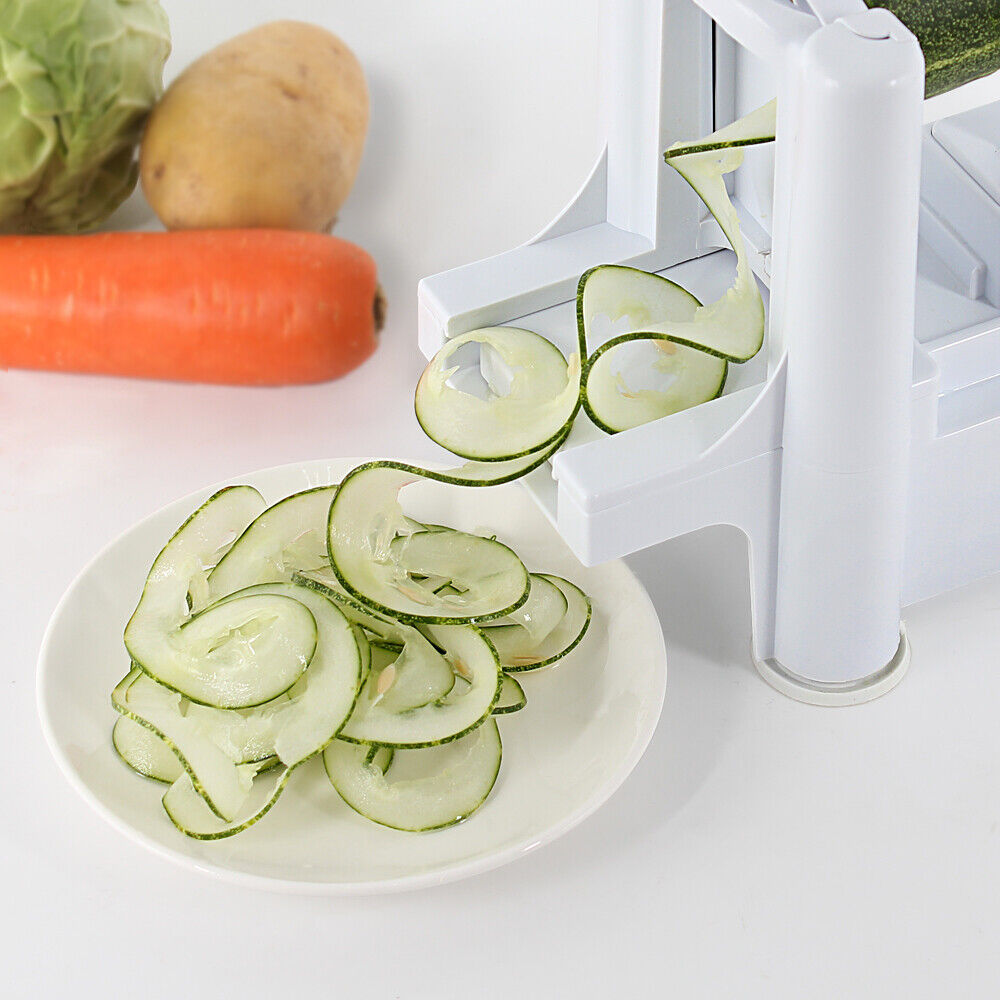 5-in-1 Manual Vegetable Zucchini Spiralizer Noodle Maker Machine