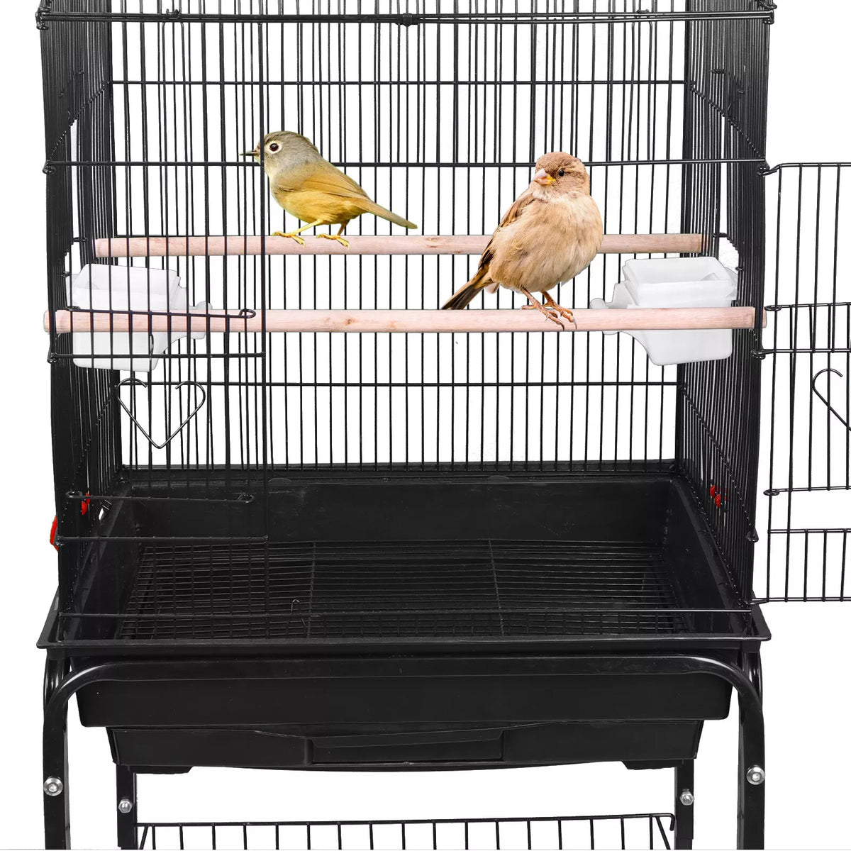 Rolling Bird Parrot Stand Cage