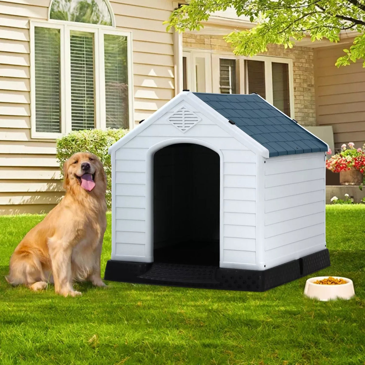 Dog House Wair Vents Inoutdoor For Medium Or Small Dog