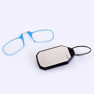 Comfortable Lightweight Anti-Slip Nose Bridge Templeless Clip Glasses