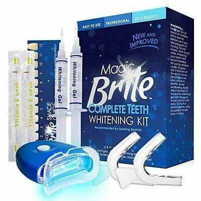 Complete Teeth Whitening Kit At Home With LED Light Included