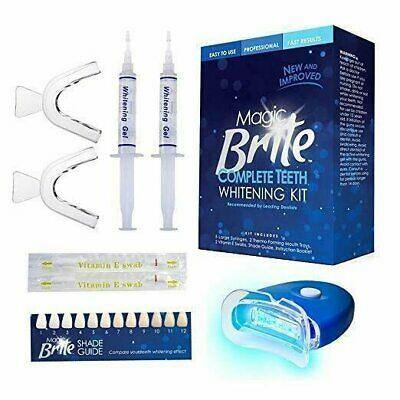 Complete Teeth Whitening Kit At Home With LED Light Included