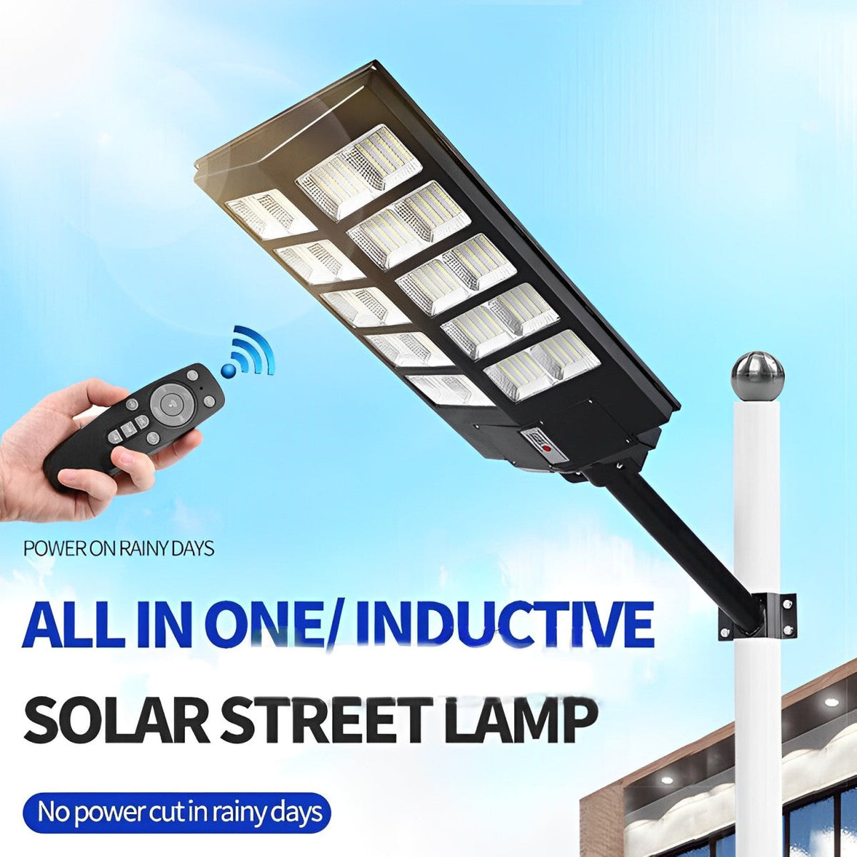 Solar-Powered Commercial Street Lights