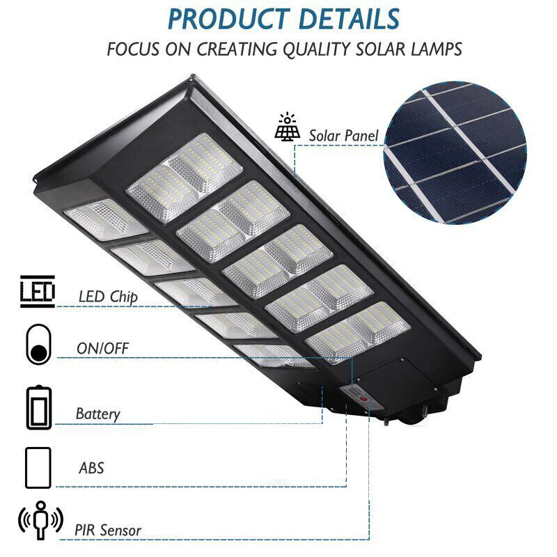 Solar-Powered Commercial Street Lights