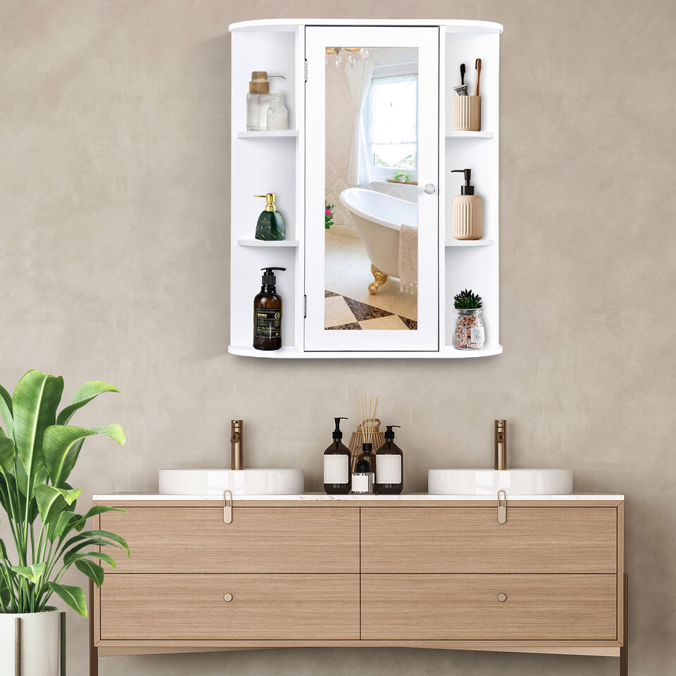 Wall Mounted Bathroom Cabinet With Mirror