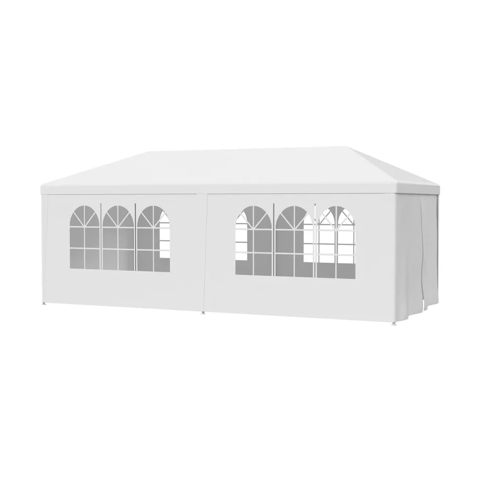 10 x 20' Outdoor Gazebo Party Tent With 6 Side Walls