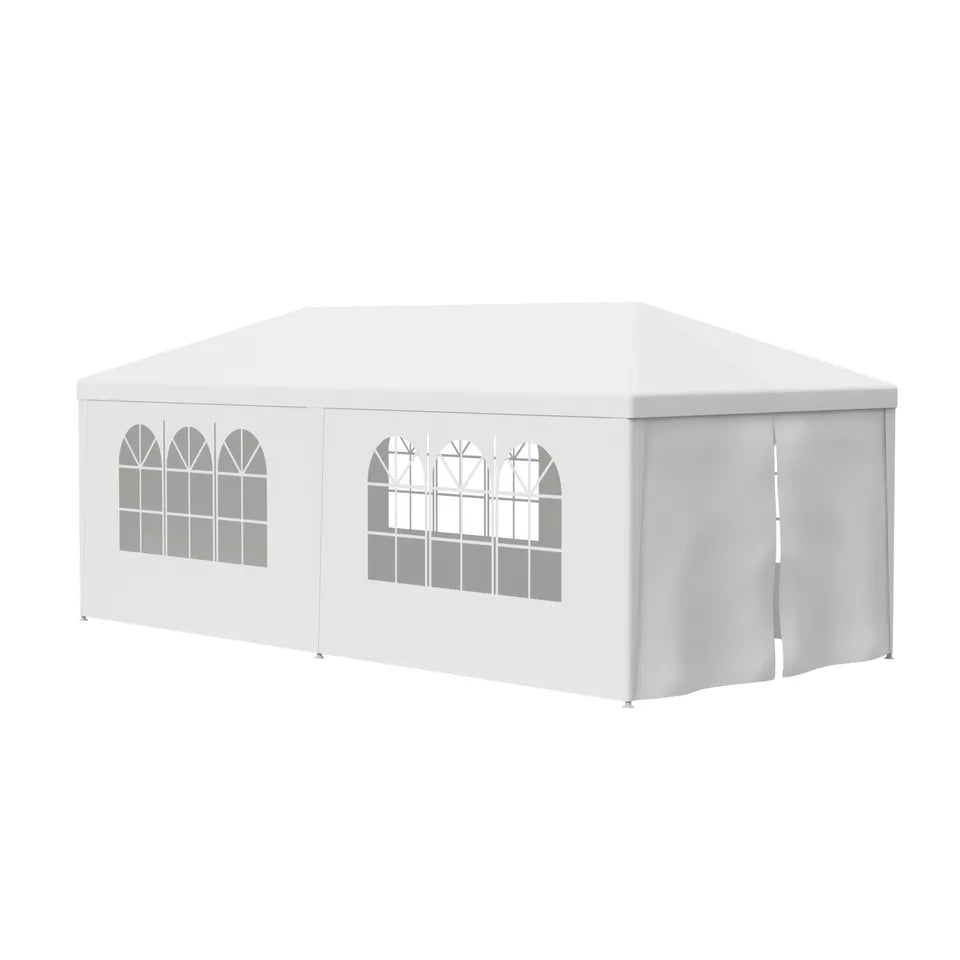 10 x 20' Outdoor Gazebo Party Tent With 6 Side Walls