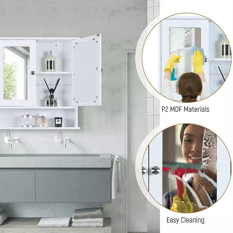 Wall Mounted Bathroom Cabinet With Mirror