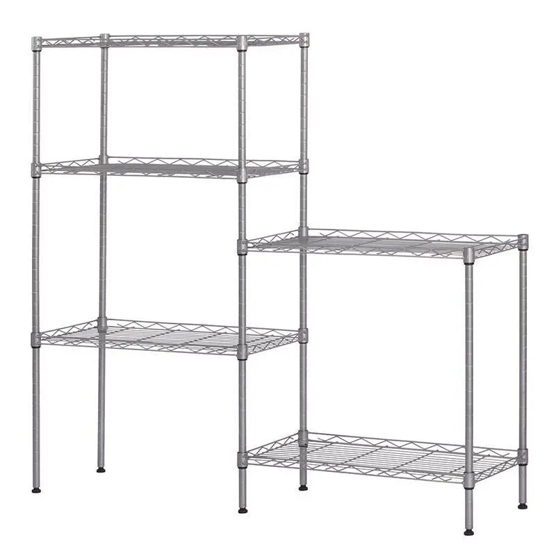 5 tier Unit Adjustable Heavy-duty Metal Free Standing Shelf