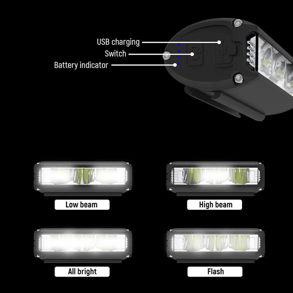 Super Bright LED Bike Front Headlight